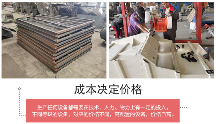 直線篩分機篩網，篩箱部件展示